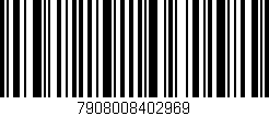 Código de barras (EAN, GTIN, SKU, ISBN): '7908008402969'