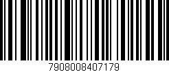 Código de barras (EAN, GTIN, SKU, ISBN): '7908008407179'