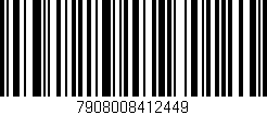 Código de barras (EAN, GTIN, SKU, ISBN): '7908008412449'