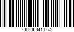 Código de barras (EAN, GTIN, SKU, ISBN): '7908008413743'