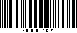 Código de barras (EAN, GTIN, SKU, ISBN): '7908008449322'
