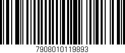 Código de barras (EAN, GTIN, SKU, ISBN): '7908010119893'