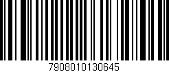 Código de barras (EAN, GTIN, SKU, ISBN): '7908010130645'