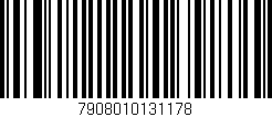 Código de barras (EAN, GTIN, SKU, ISBN): '7908010131178'