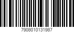 Código de barras (EAN, GTIN, SKU, ISBN): '7908010131987'