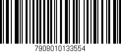 Código de barras (EAN, GTIN, SKU, ISBN): '7908010133554'