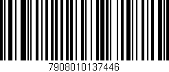 Código de barras (EAN, GTIN, SKU, ISBN): '7908010137446'