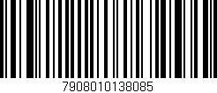 Código de barras (EAN, GTIN, SKU, ISBN): '7908010138085'