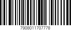 Código de barras (EAN, GTIN, SKU, ISBN): '7908011707778'