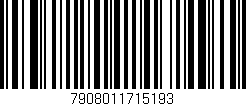 Código de barras (EAN, GTIN, SKU, ISBN): '7908011715193'