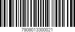 Código de barras (EAN, GTIN, SKU, ISBN): '7908013300021'