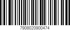 Código de barras (EAN, GTIN, SKU, ISBN): '7908020900474'