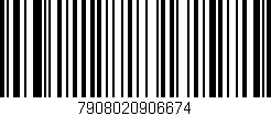 Código de barras (EAN, GTIN, SKU, ISBN): '7908020906674'
