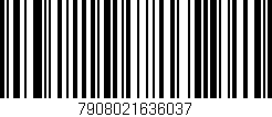 Código de barras (EAN, GTIN, SKU, ISBN): '7908021636037'