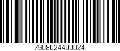 Código de barras (EAN, GTIN, SKU, ISBN): '7908024400024'