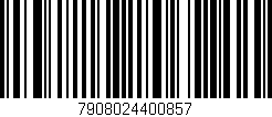 Código de barras (EAN, GTIN, SKU, ISBN): '7908024400857'