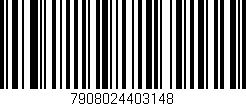 Código de barras (EAN, GTIN, SKU, ISBN): '7908024403148'