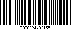 Código de barras (EAN, GTIN, SKU, ISBN): '7908024403155'
