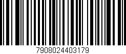 Código de barras (EAN, GTIN, SKU, ISBN): '7908024403179'