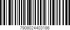 Código de barras (EAN, GTIN, SKU, ISBN): '7908024403186'
