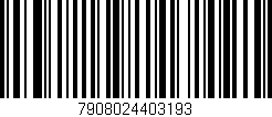 Código de barras (EAN, GTIN, SKU, ISBN): '7908024403193'