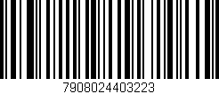 Código de barras (EAN, GTIN, SKU, ISBN): '7908024403223'