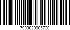 Código de barras (EAN, GTIN, SKU, ISBN): '7908028905730'