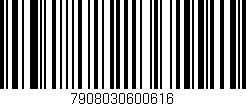 Código de barras (EAN, GTIN, SKU, ISBN): '7908030600616'