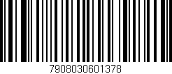 Código de barras (EAN, GTIN, SKU, ISBN): '7908030601378'