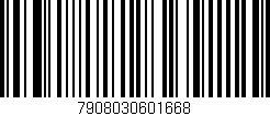 Código de barras (EAN, GTIN, SKU, ISBN): '7908030601668'