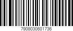 Código de barras (EAN, GTIN, SKU, ISBN): '7908030601736'