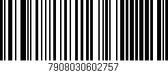 Código de barras (EAN, GTIN, SKU, ISBN): '7908030602757'
