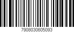 Código de barras (EAN, GTIN, SKU, ISBN): '7908030605093'