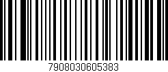 Código de barras (EAN, GTIN, SKU, ISBN): '7908030605383'