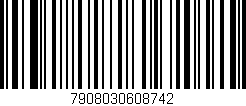 Código de barras (EAN, GTIN, SKU, ISBN): '7908030608742'