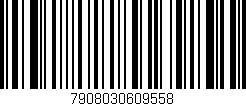 Código de barras (EAN, GTIN, SKU, ISBN): '7908030609558'
