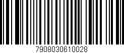 Código de barras (EAN, GTIN, SKU, ISBN): '7908030610028'