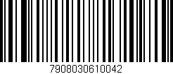 Código de barras (EAN, GTIN, SKU, ISBN): '7908030610042'