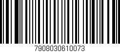 Código de barras (EAN, GTIN, SKU, ISBN): '7908030610073'