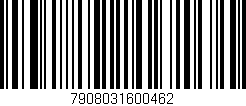 Código de barras (EAN, GTIN, SKU, ISBN): '7908031600462'