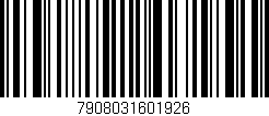 Código de barras (EAN, GTIN, SKU, ISBN): '7908031601926'