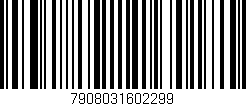Código de barras (EAN, GTIN, SKU, ISBN): '7908031602299'