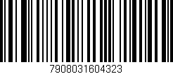 Código de barras (EAN, GTIN, SKU, ISBN): '7908031604323'