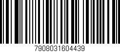 Código de barras (EAN, GTIN, SKU, ISBN): '7908031604439'