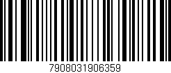 Código de barras (EAN, GTIN, SKU, ISBN): '7908031906359'
