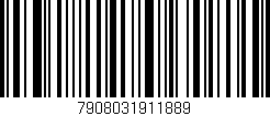Código de barras (EAN, GTIN, SKU, ISBN): '7908031911889'