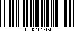 Código de barras (EAN, GTIN, SKU, ISBN): '7908031916150'