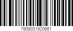 Código de barras (EAN, GTIN, SKU, ISBN): '7908031920881'