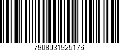Código de barras (EAN, GTIN, SKU, ISBN): '7908031925176'