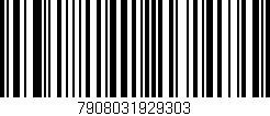 Código de barras (EAN, GTIN, SKU, ISBN): '7908031929303'